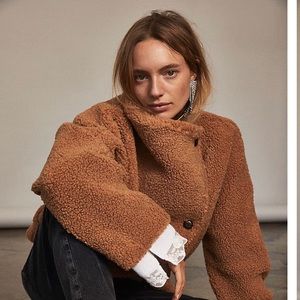 Free People Izzy Wrap Teddy